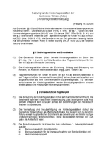 Kindertagesstättensatzung