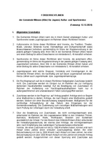 Förderrichtlinien Jugend, Kultur- und Sportvereine