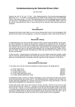 Hundesteuersatzung der Gemeinde Winsen (Aller) PDF: Hundesteuersatzung